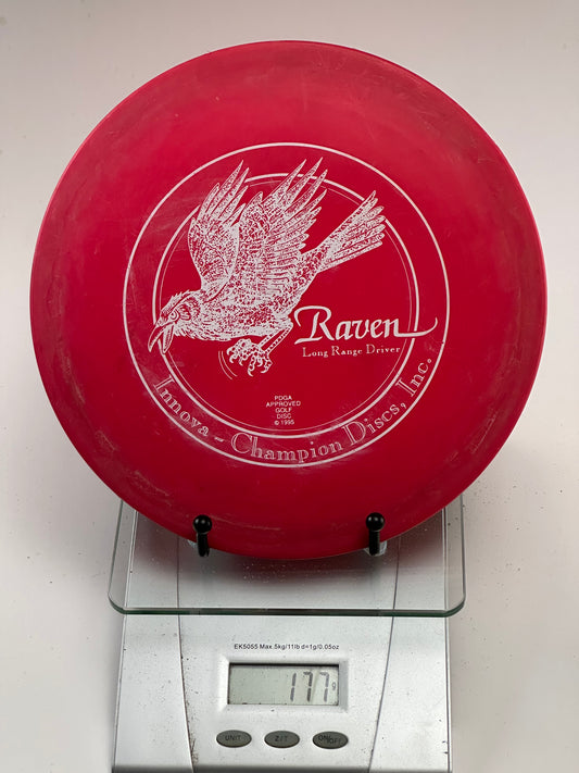 Innova Champion Raven Long Range Driver (Red) - Classic Raven Stamp