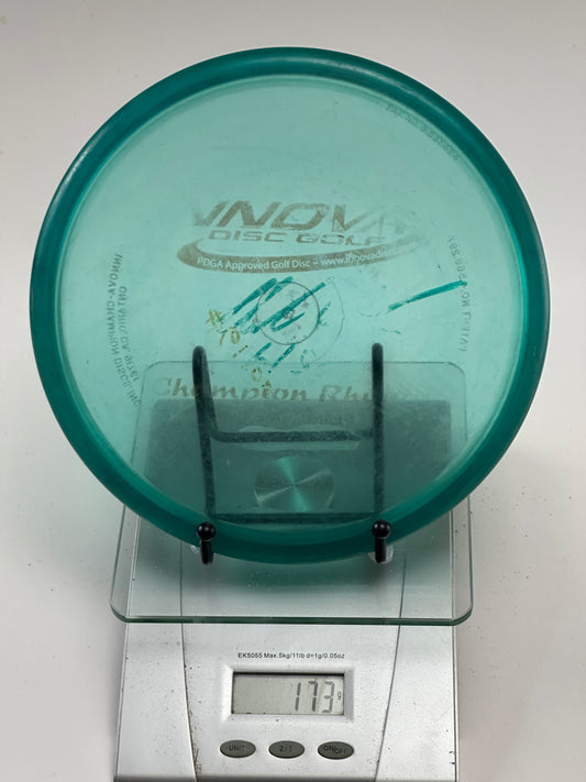 Innova Rhyno Putter – Champion Plastic, Transparent Aqua/Teal