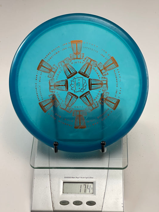 Innova Champion Rhyno Putter | Blue | 2018 Frozen Fund-Raiser Stamp