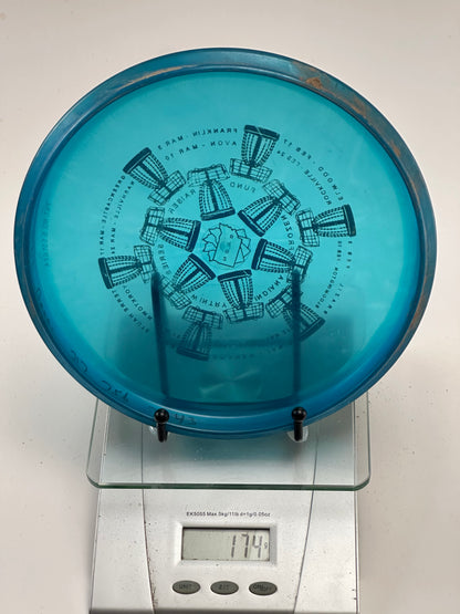 Innova Champion Rhyno Putter | Blue | 2018 Frozen Fund-Raiser Stamp