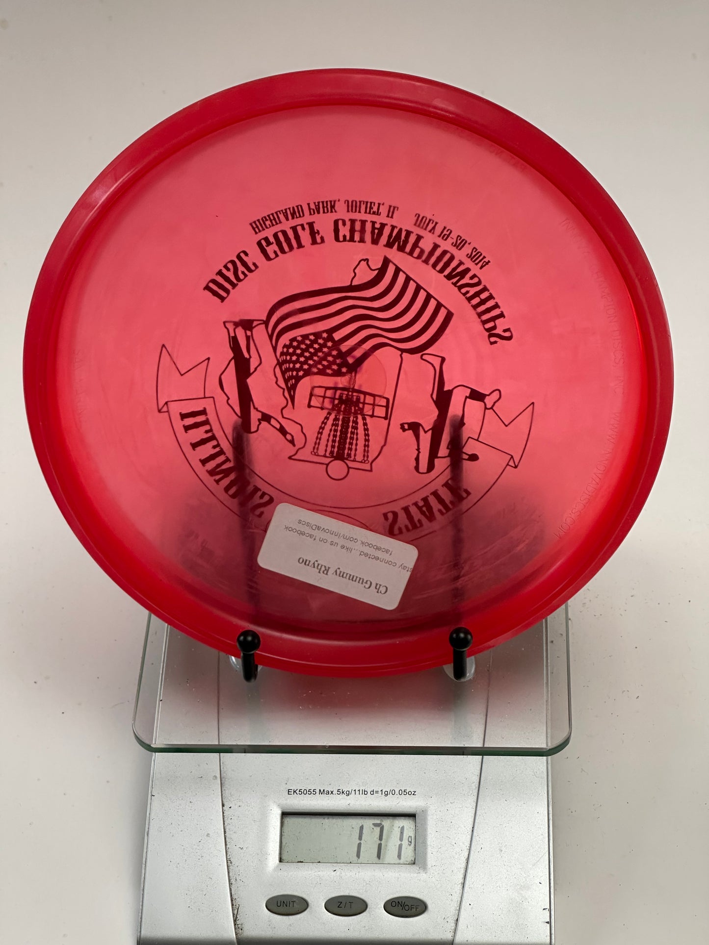 Innova Champion Rhyno Putter – 32nd Illinois State Disc Golf Championships Stamp