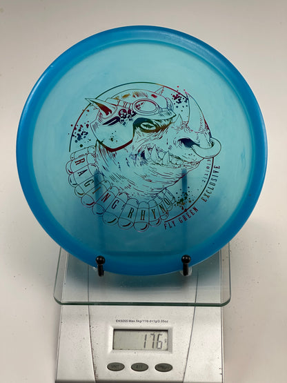 Innova Rhyno Champion Putter (Fly Green Exclusive Raging Rhyno) Blue