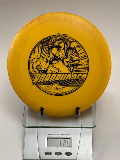 Innova Star Roadrunner Distance Driver - Yellow (Barsby 2018 WC Stamp)