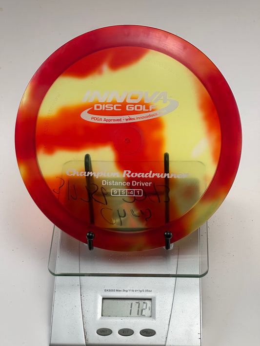 Innova Champion Roadrunner Distance Driver (Swirly Red/Yellow, Ink)