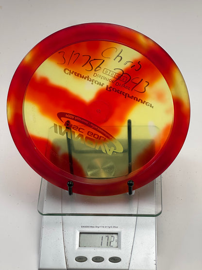 Innova Champion Roadrunner Distance Driver (Swirly Red/Yellow, Ink)