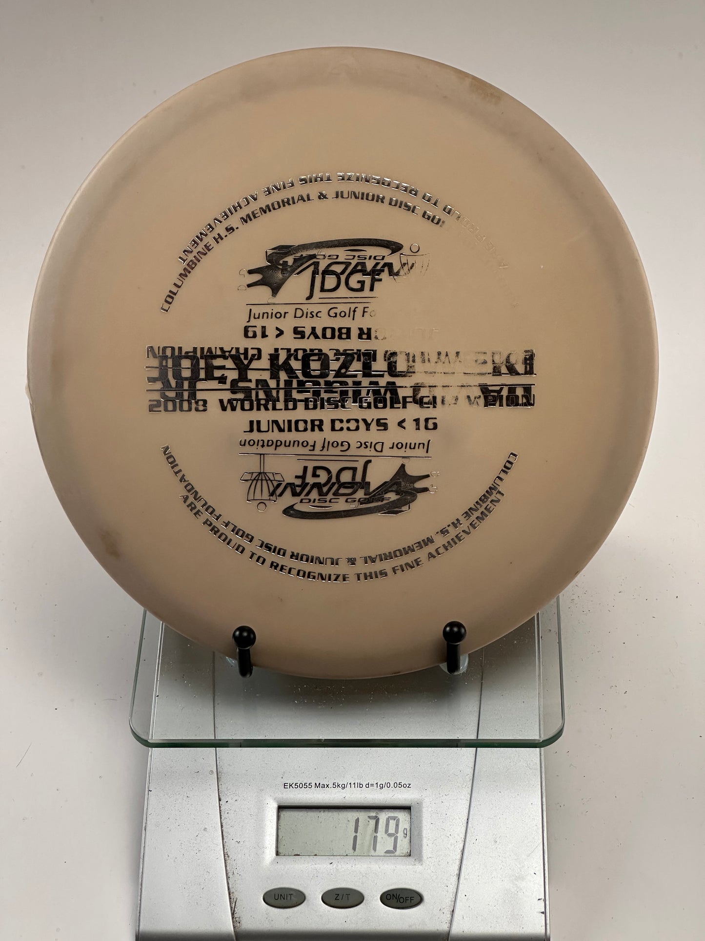 Innova KC Pro Roc X-Out – 2003 WDGC Junior Boys Tournament Stamp