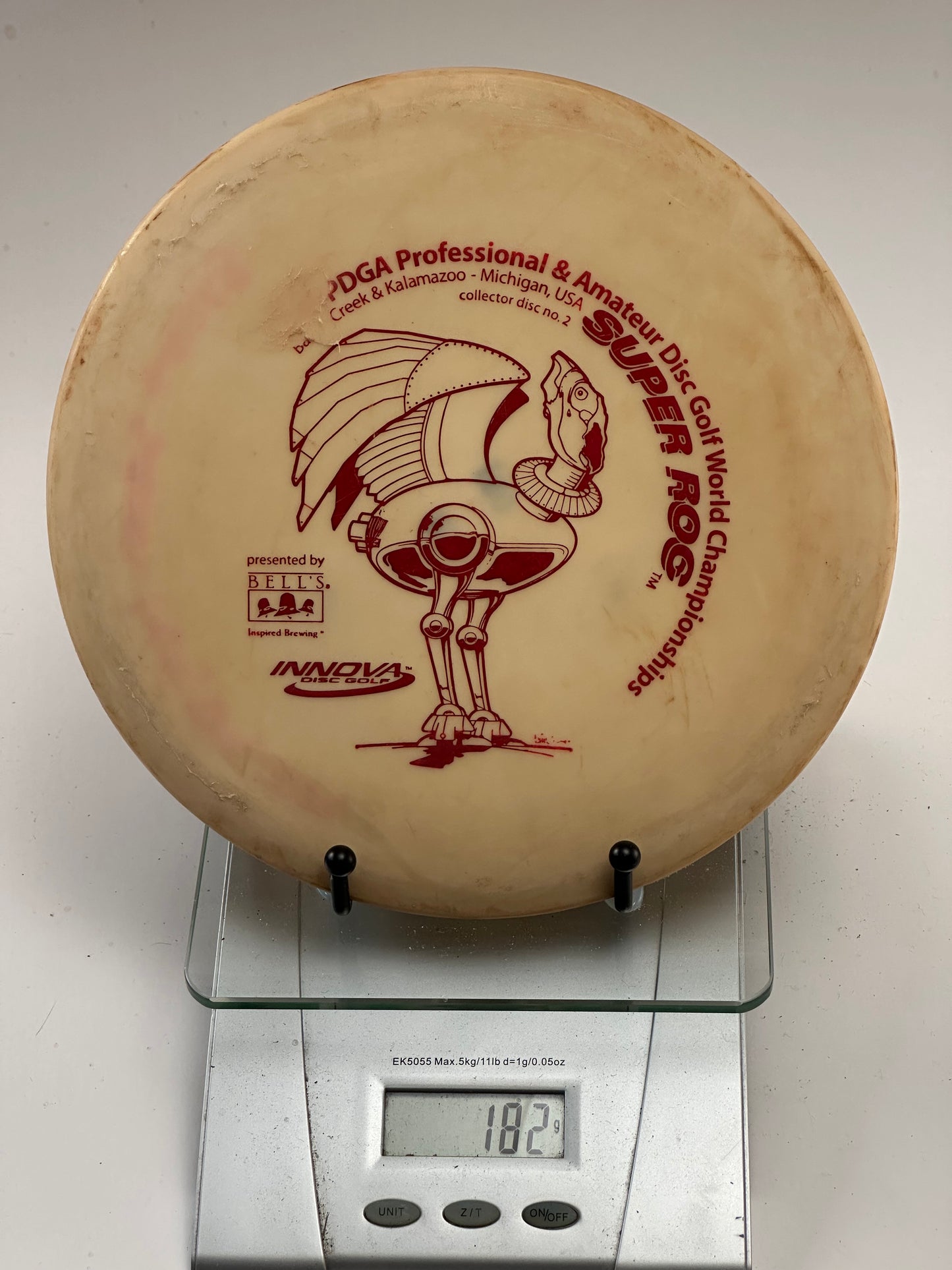 Innova DX Roc “Super Roc” 1997 PDGA Worlds Stamp (Used)
