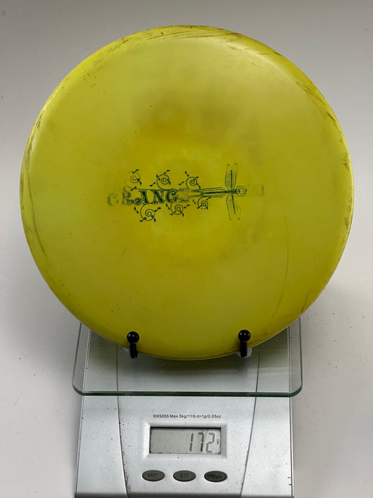 Innova Roc Ontario Mold Ching Plastic Dragonfly Bar Stamp Yellow 172g