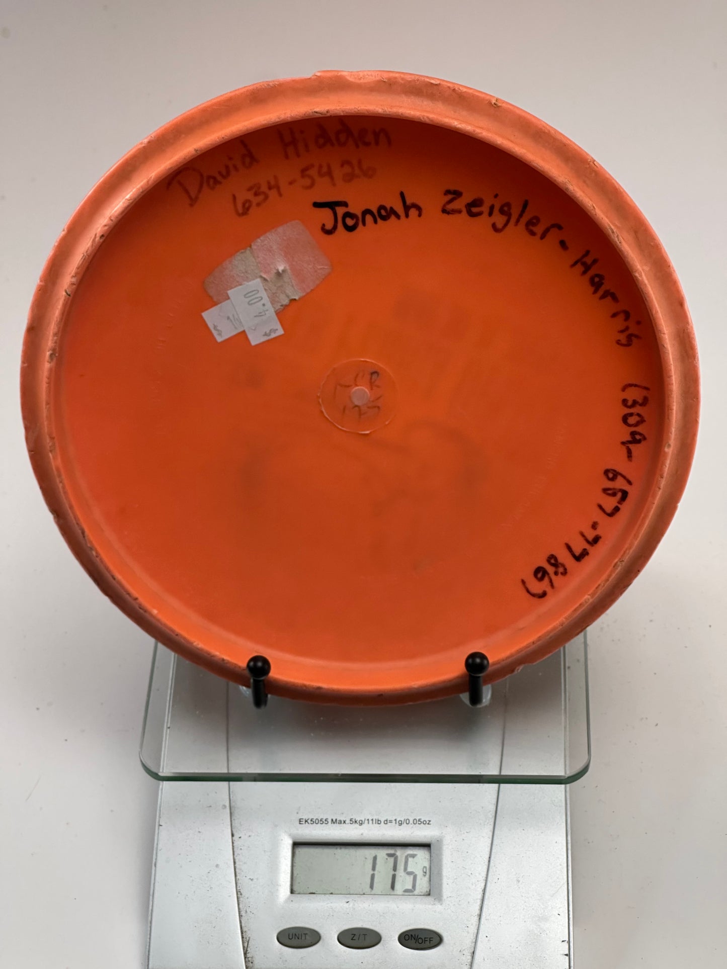 Innova DX Roc Orange Greater Peoria Open 2009 Stamp (175g)