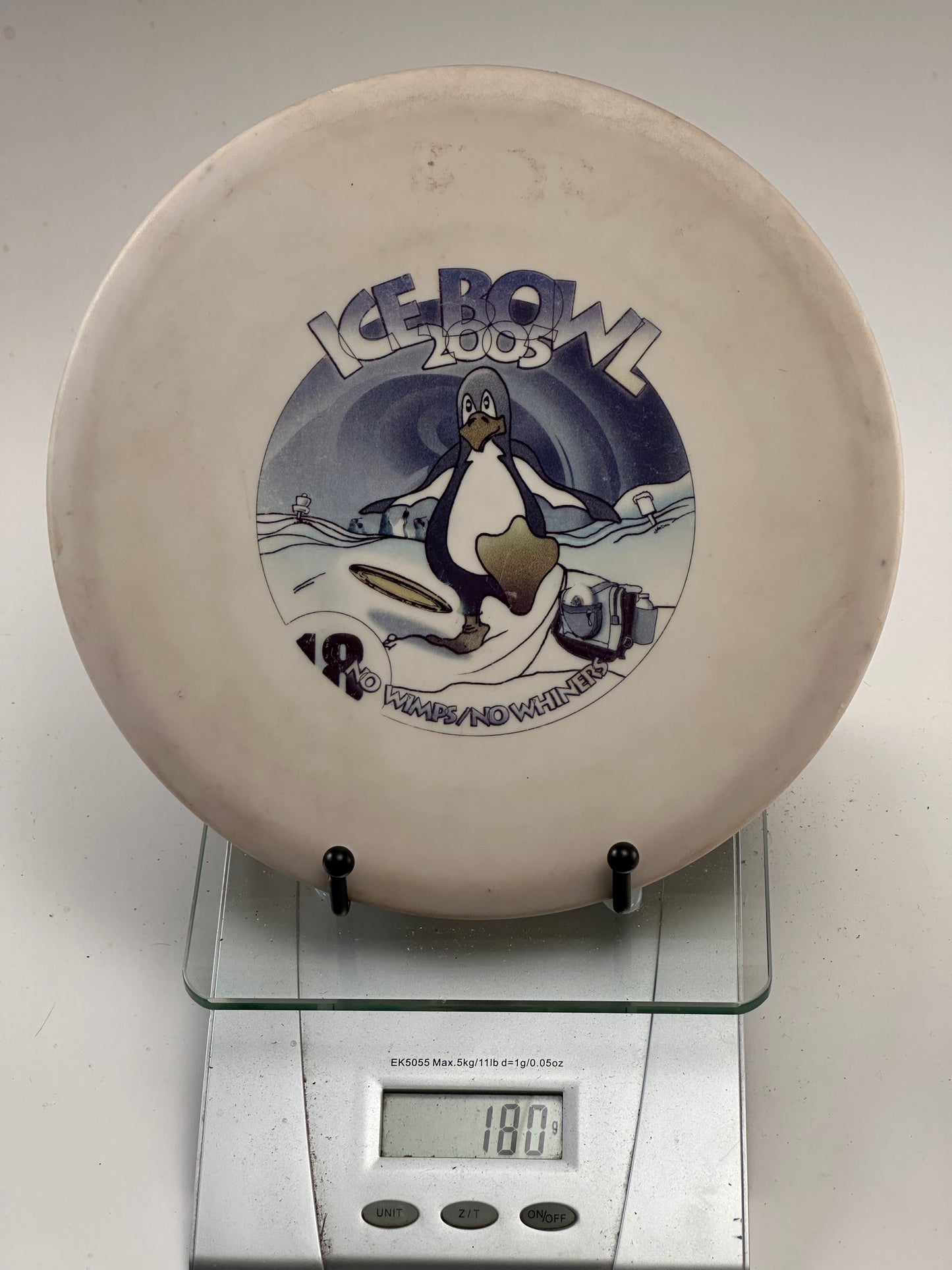 Innova DX Roc White 2005 Ice Bowl Penguin Stamp (180g)