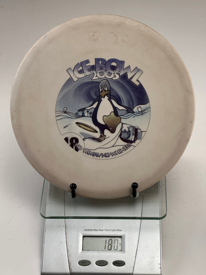 Innova DX Roc White 2005 Ice Bowl Penguin Stamp (180g)