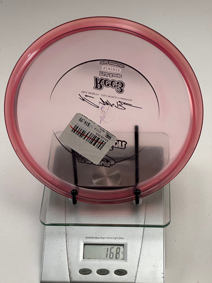 Innova Champion Roc3 Midrange – Transparent Red Paul McBeth Stamp