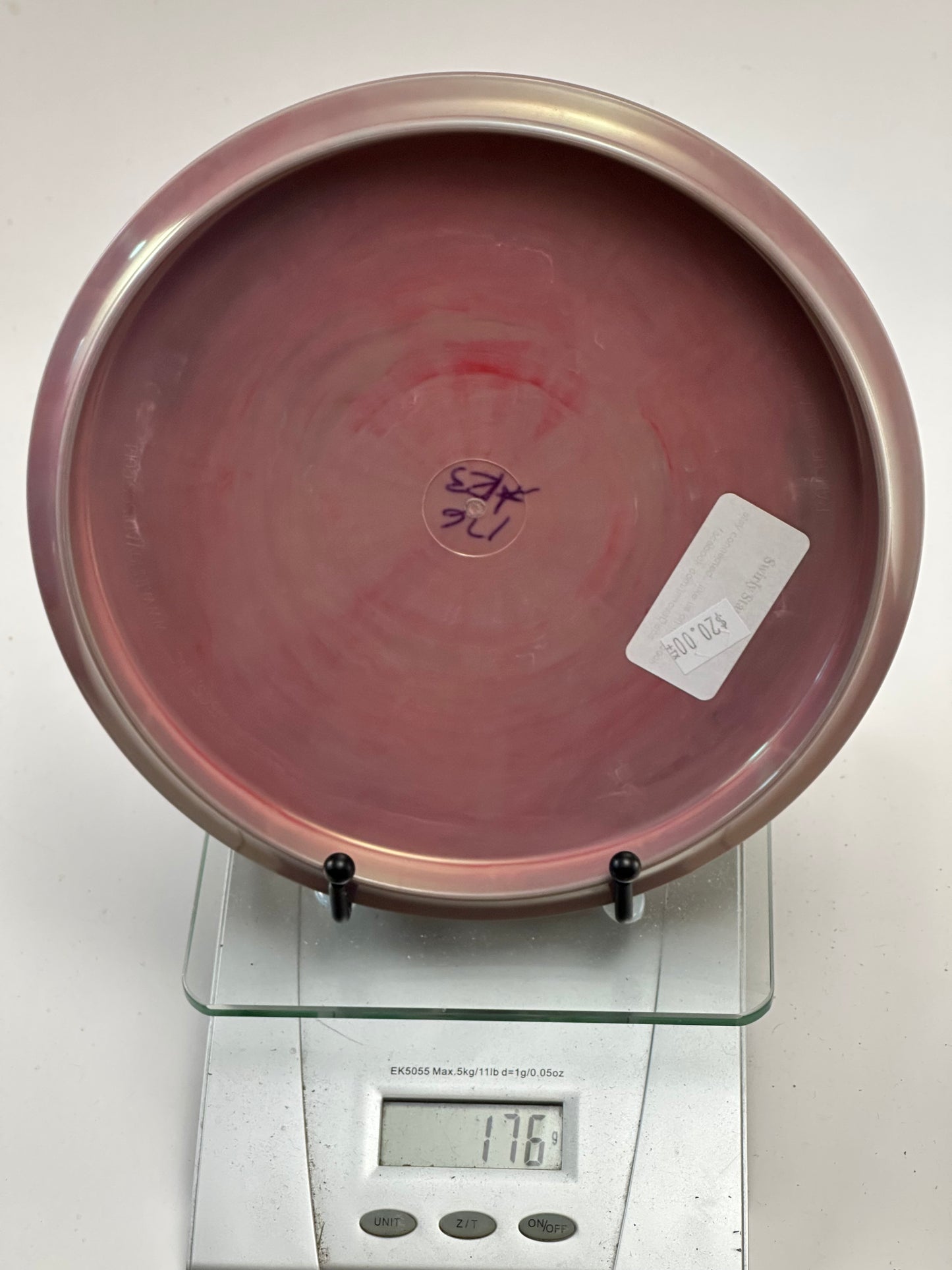 Innova Star Roc3 Swirly Pink 2016 Iron Lion Rumble Tournament Stamp