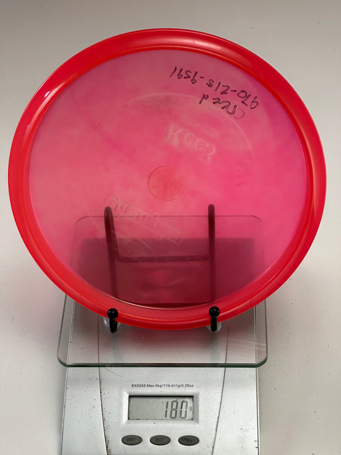 Innova Champion Roc3 Midrange - Transparent Red w/ Rim Ink