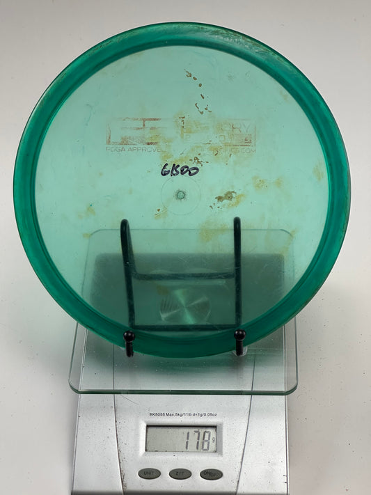 Innova Roc3 Champion Clear Teal Midrange (Rim Ink)