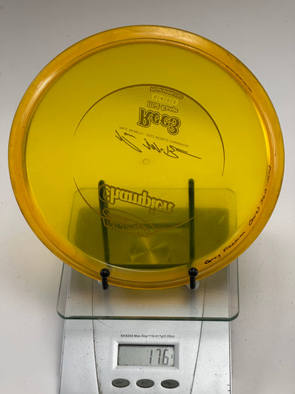 Innova Champion Roc3 Midrange - Transparent Yellow, McBeth 2012 Stamp, Rim Ink