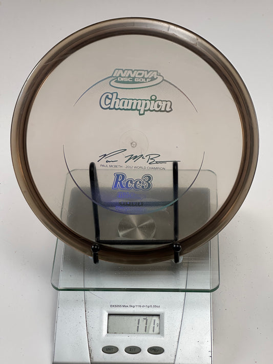 Innova Champion Roc3 Clear w/ Bronze Rim – McBeth 2012 World Champion
