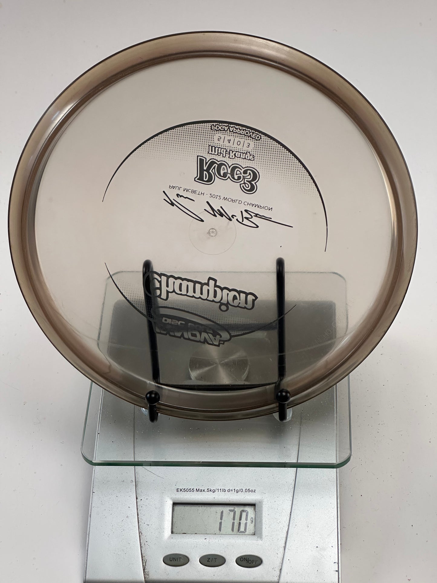 Innova Champion Roc3 Clear w/ Bronze Rim – McBeth 2012 World Champion