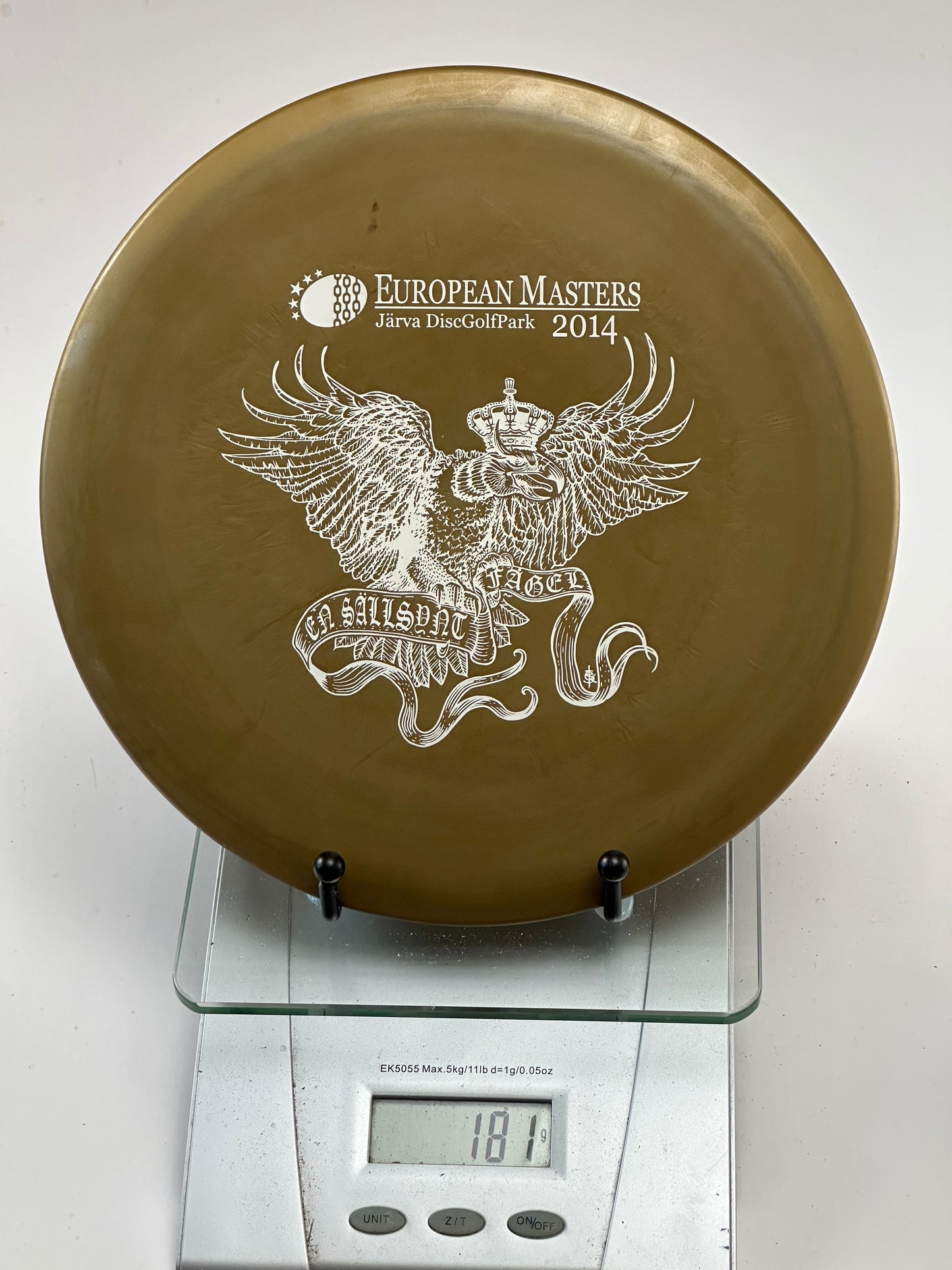 Innova Star Roc3 Swirly Olive 2014 European Masters Stamp