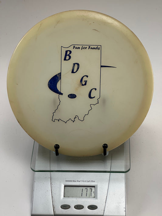 Innova Champion Roc3 Opaque Off-White w/ BDGC Fun for Funds Stamp (Heavily Worn)