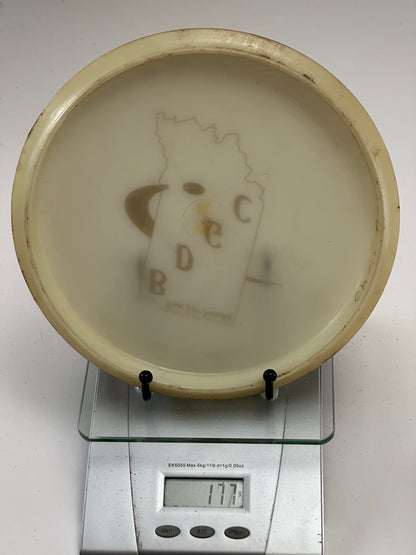 Innova Champion Roc3 Opaque Off-White w/ BDGC Fun for Funds Stamp (Heavily Worn)