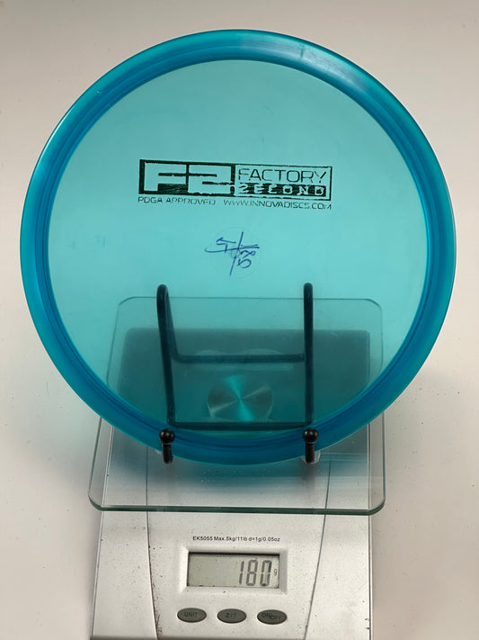 Innova Champion Roc3 (Factory Second) Transparent Teal Midrange w/ Ink