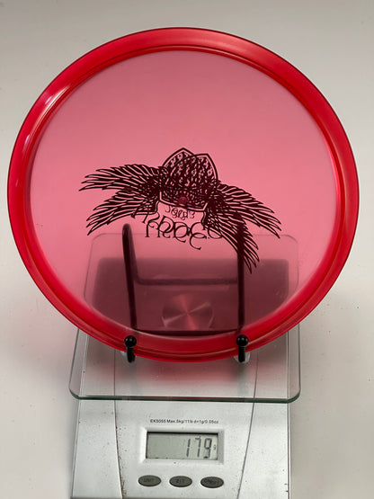 Innova Champion Roc3 Clear Red 2013 USDGC Winged Shield Stamp
