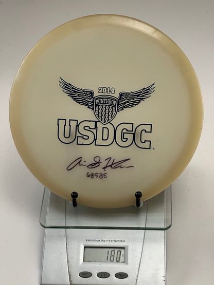 Innova Champion Roc3 2014 USDGC Winthrop Winged Shield Stamp (Inked)
