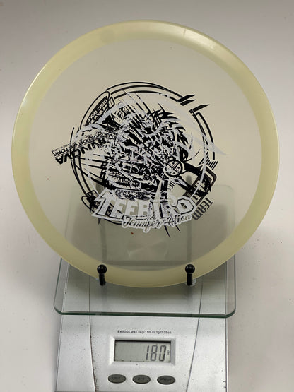 Innova Roc3 Champion Glow Jennifer Allen Team Series – Clear/Yellow, Black Stamp