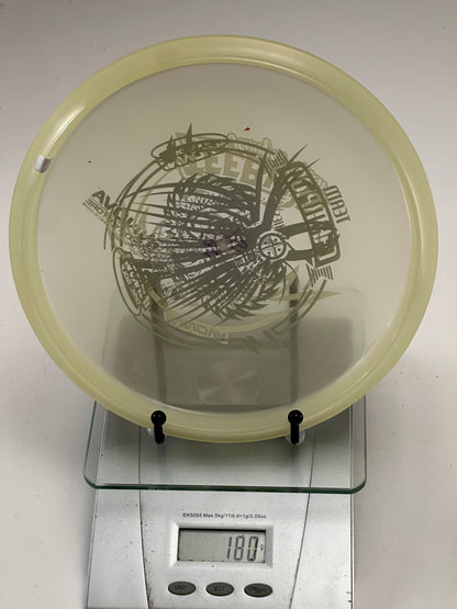 Innova Roc3 Champion Glow Jennifer Allen Team Series – Clear/Yellow, Black Stamp