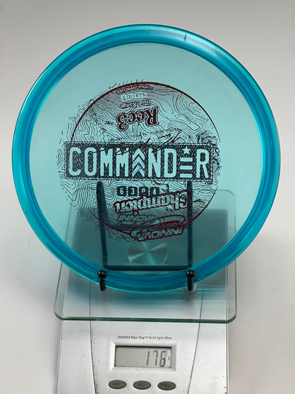 Innova Champion Roc3 Transparent Teal/Blue Commander Stamp