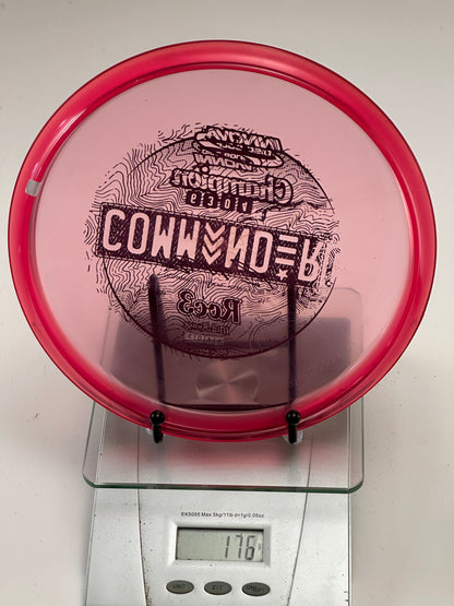 Innova Champion Roc3 Transparent Red w/ Black Commander Stamp (No Ink)