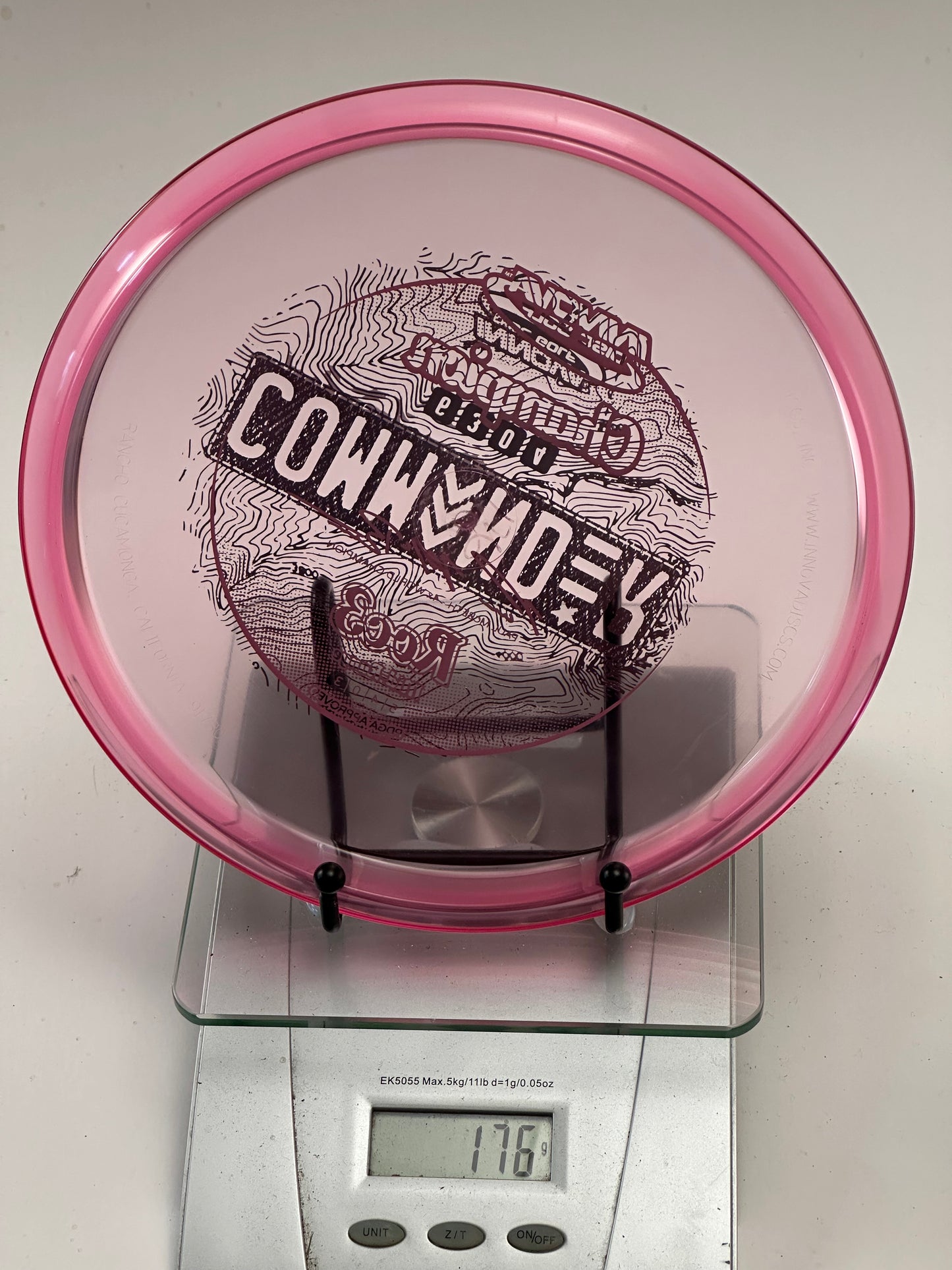Innova Champion Roc3 Transparent Pink Commander Stamp 176g