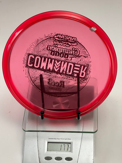 Innova Champion Roc3 - Transparent Red - Commander Stamp