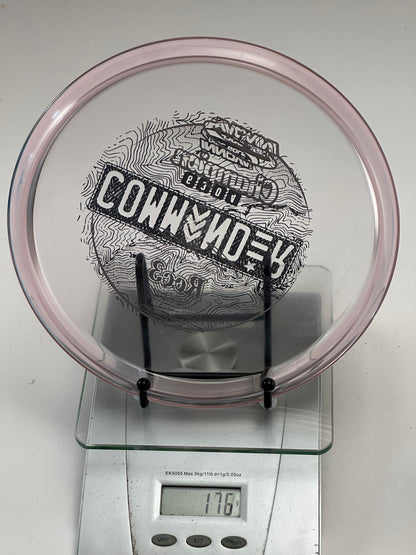 Innova Champion Roc3 Clear/Light Pink Rim Commander Stamp (No Ink)