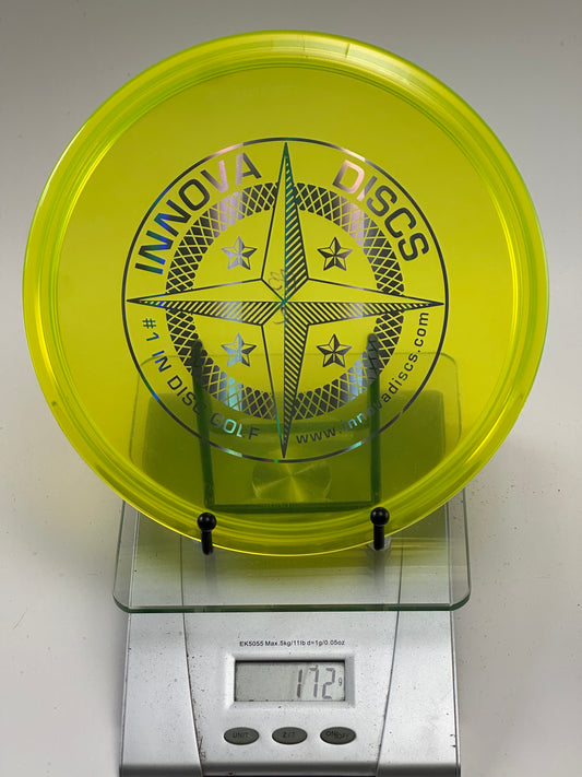 Innova Roc3 Champion Transparent Yellow Compass Stamp (No Ink)
