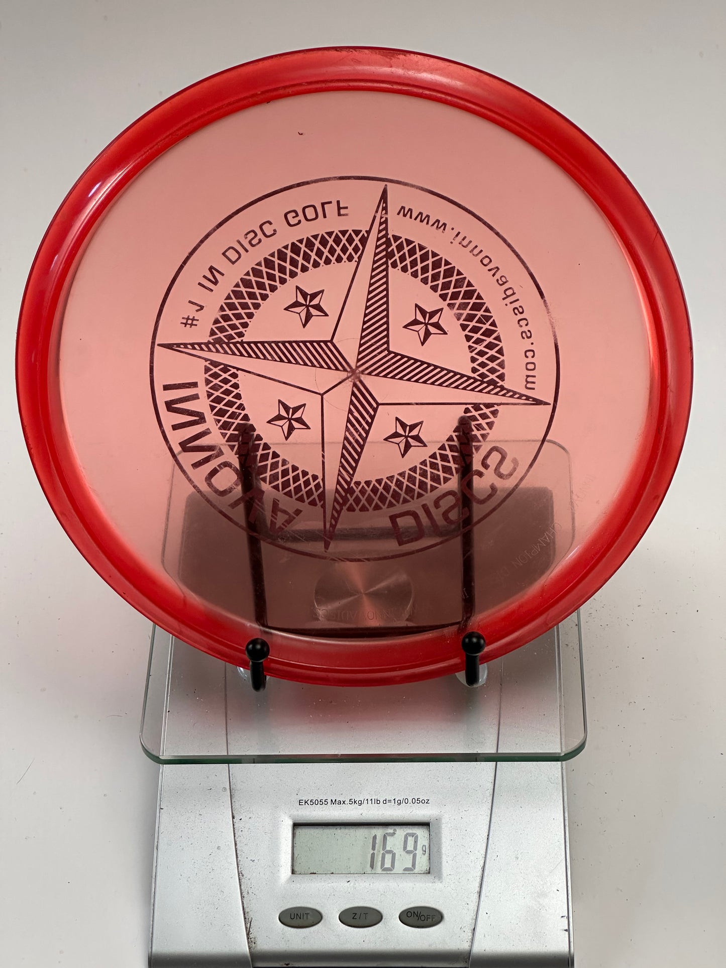 Innova Champion Roc3 | Transparent Red | Compass Stamp