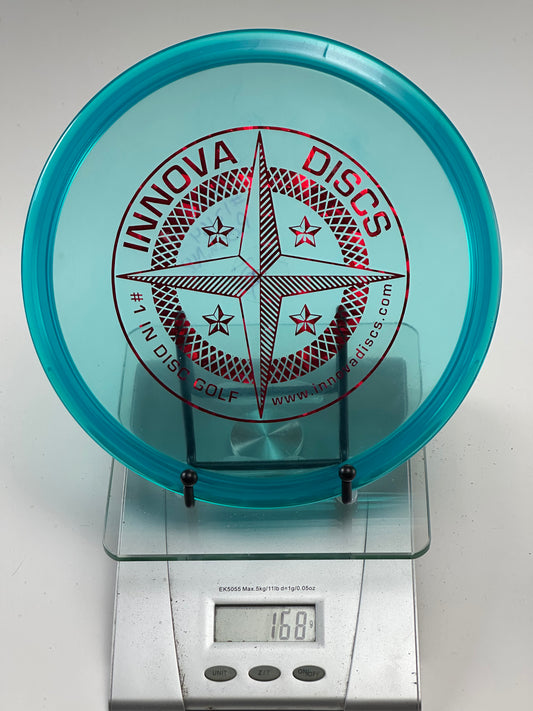 Innova Roc3 Champion Midrange – Transparent Teal Compass Stamp (168g)