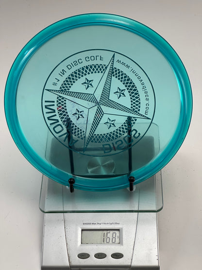 Innova Roc3 Champion Midrange – Transparent Teal Compass Stamp (168g)