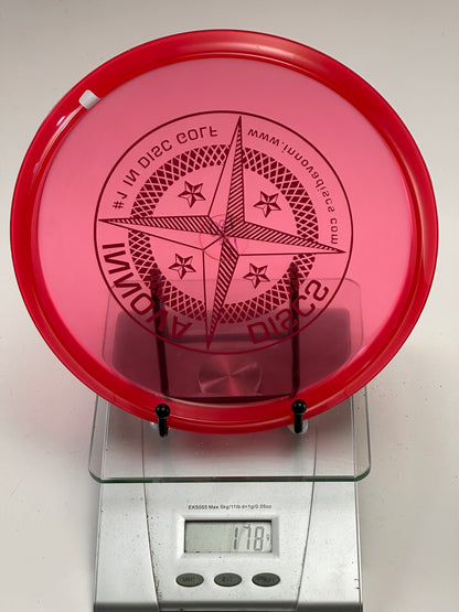 Innova Roc3 Champion Transparent Red Midrange (Compass Stamp) 178g