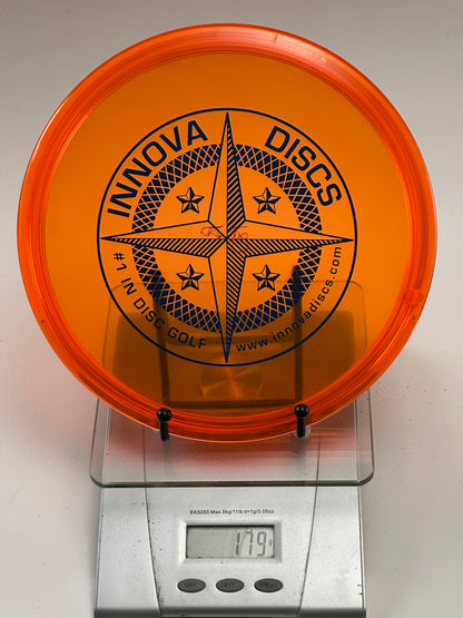 Innova Roc3 Champion Midrange – Transparent Orange, Compass Stamp