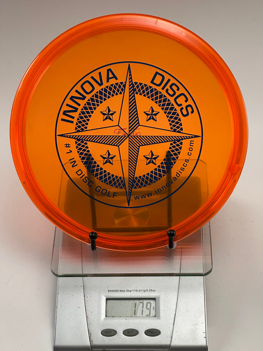 Innova Roc3 Champion Midrange – Transparent Orange, Compass Stamp