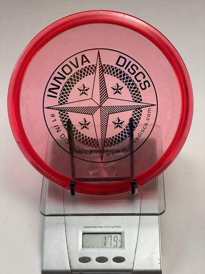 Innova Champion Roc3 Midrange – Transparent Red, Compass Stamp