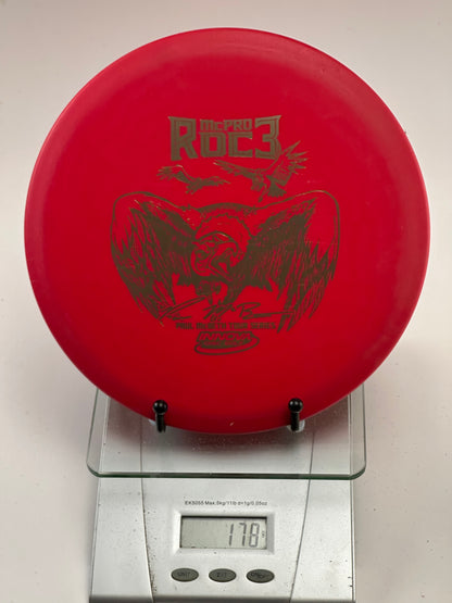 Innova McPro Roc3 Paul McBeth Tour Series Midrange - Red/Silver Stamp
