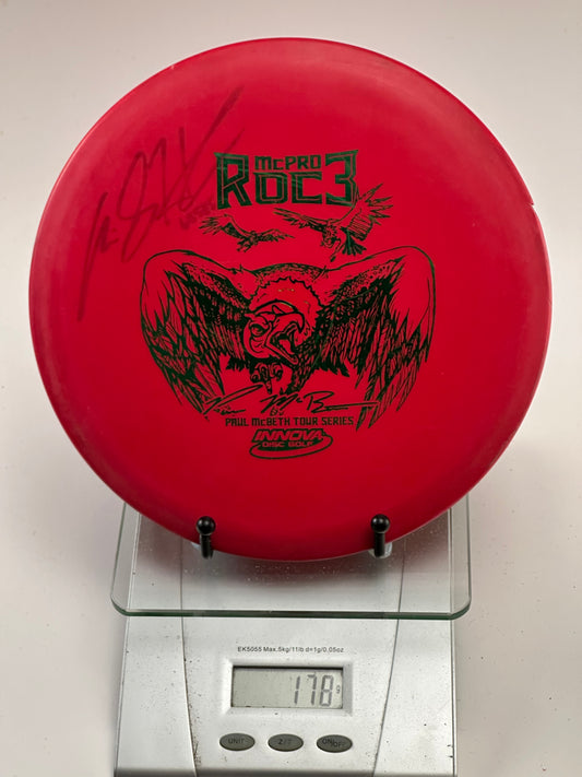 Innova McPro Roc3 Paul McBeth Tour Series Midrange (Signed Stamp)