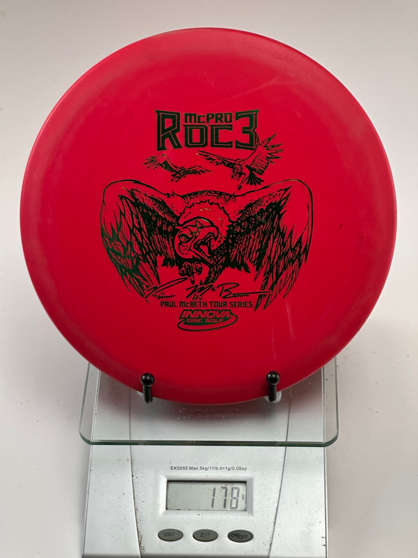 Innova McPro Roc3 Paul McBeth Tour Series Midrange (Vulture Stamp)
