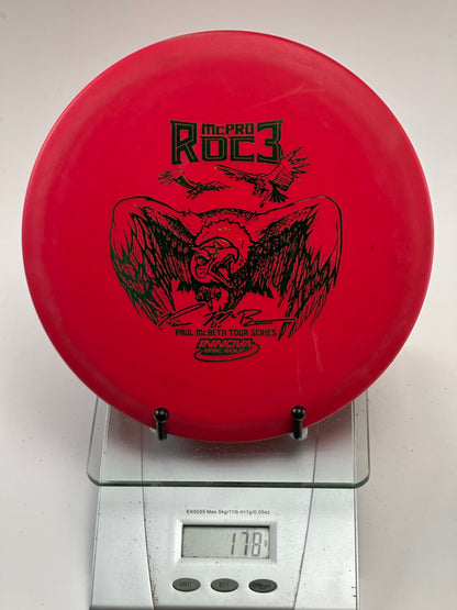 Innova McPro Roc3 Paul McBeth Tour Series Midrange (Vulture Stamp)