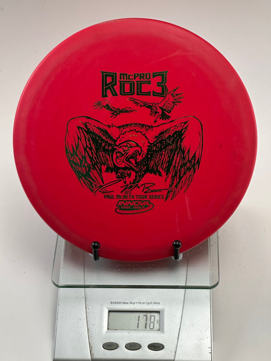Innova McPro Roc3 Paul McBeth Tour Series Midrange (Vulture Stamp)