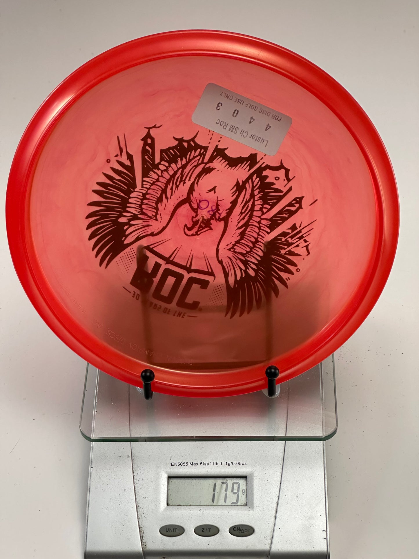 Innova Luster Champion Roc (San Marino) 30th Anniversary Eagle Stamp 179g
