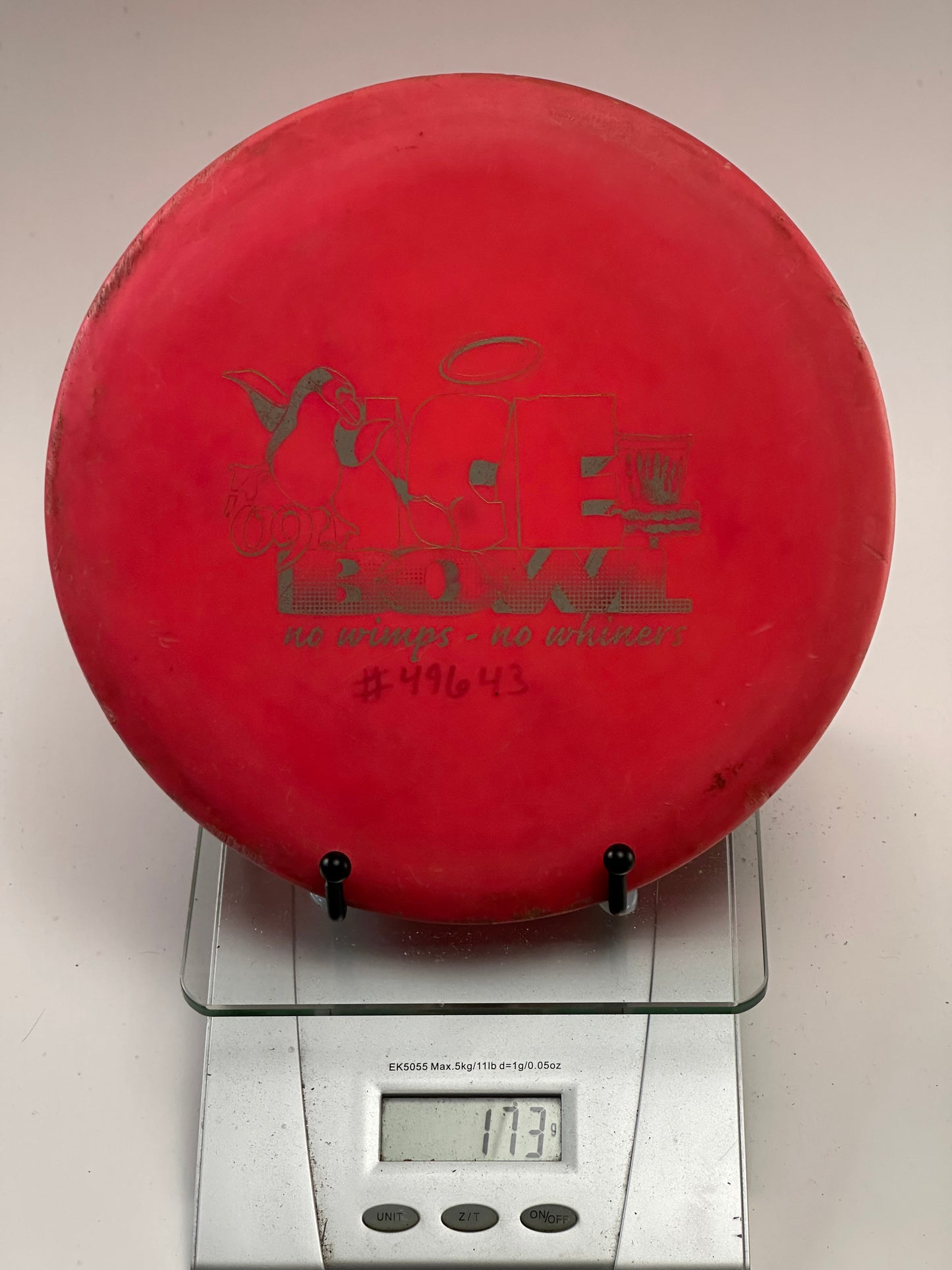 Innova DX Roc (San Marino) 2009 Ice Bowl Stamp Red 173g - Used